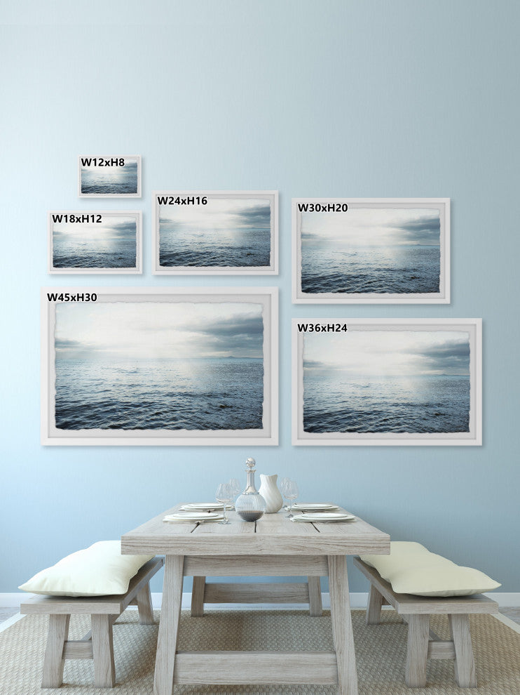 "Deep as the Ocean" Framed Painting Print, 36x24