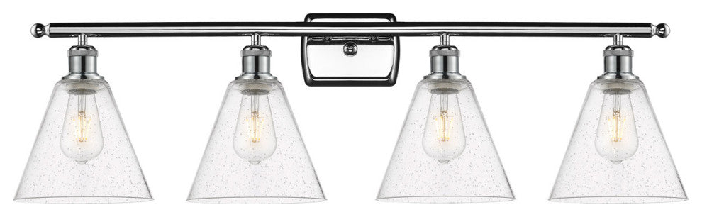 Innovations 516-4W-PC-GBC-84 4 Light Bath Vanity Light, Polished Chrome