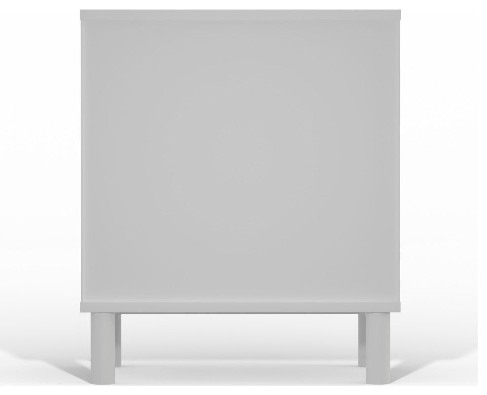 Stapleton 1 Drawer Nightstand, White