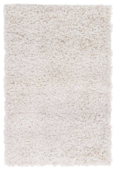 Unique Loom Ivory Davos Shag Area Rug, Linen, 2'2x3'0, Rectangular