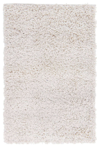 Unique Loom Ivory Davos Shag Area Rug, Linen, 2'2x3'0, Rectangular