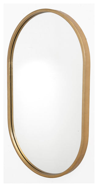 Uttermost Varina Minimalist Gold Oval Mirror