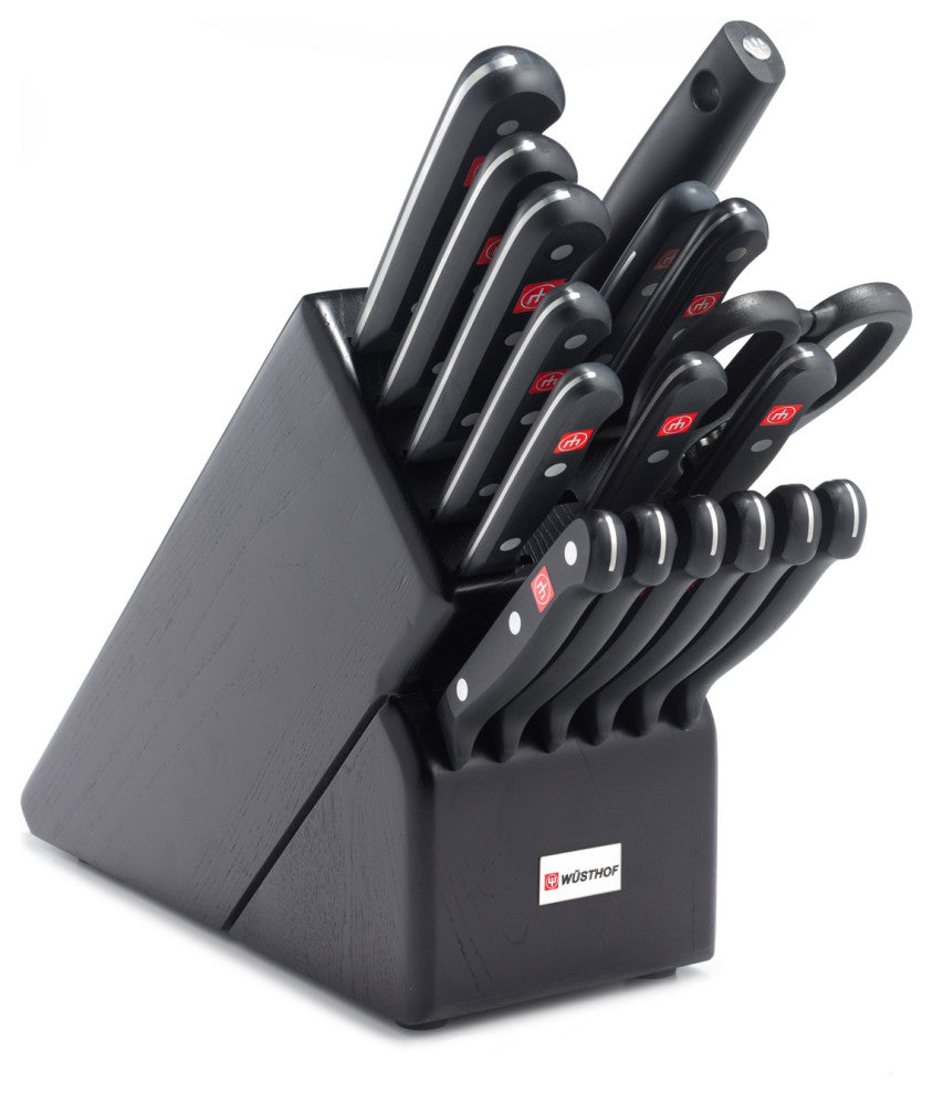 Wusthof Gourmet - 18 Pc. Promo Block Set - Black