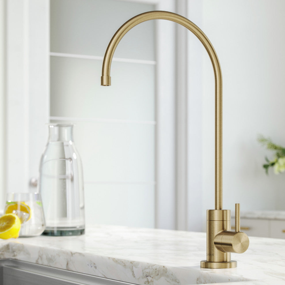 Purita Drinking Water Dispenser Beverage Kitchen Faucet, BG Brushed Gold