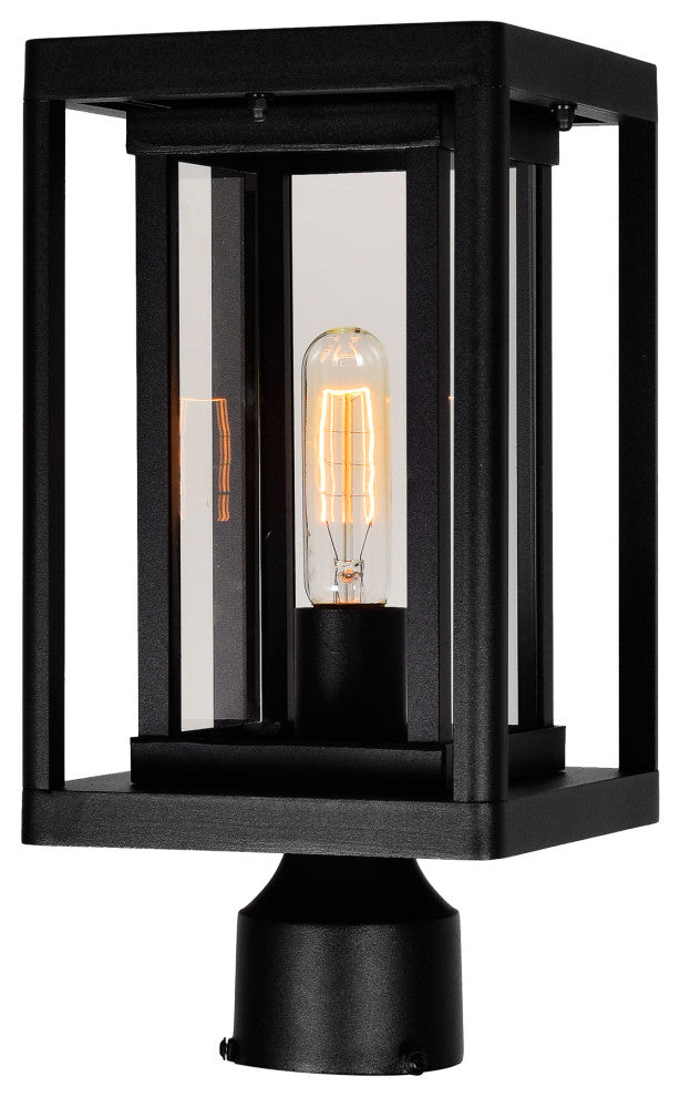 Mulvane 1 Light Black Outdoor Lantern Head