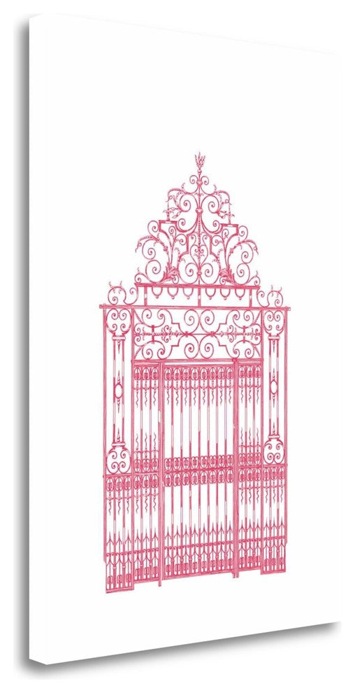 "English Garden III" By Wild Apple Portfolio, Giclee on Gallery Wrap Canvas