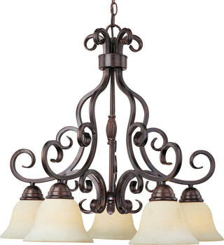 Maxim Lighting Manor 5-Light Chandelier in Oil Rubbed Bronze - 12206FIOI