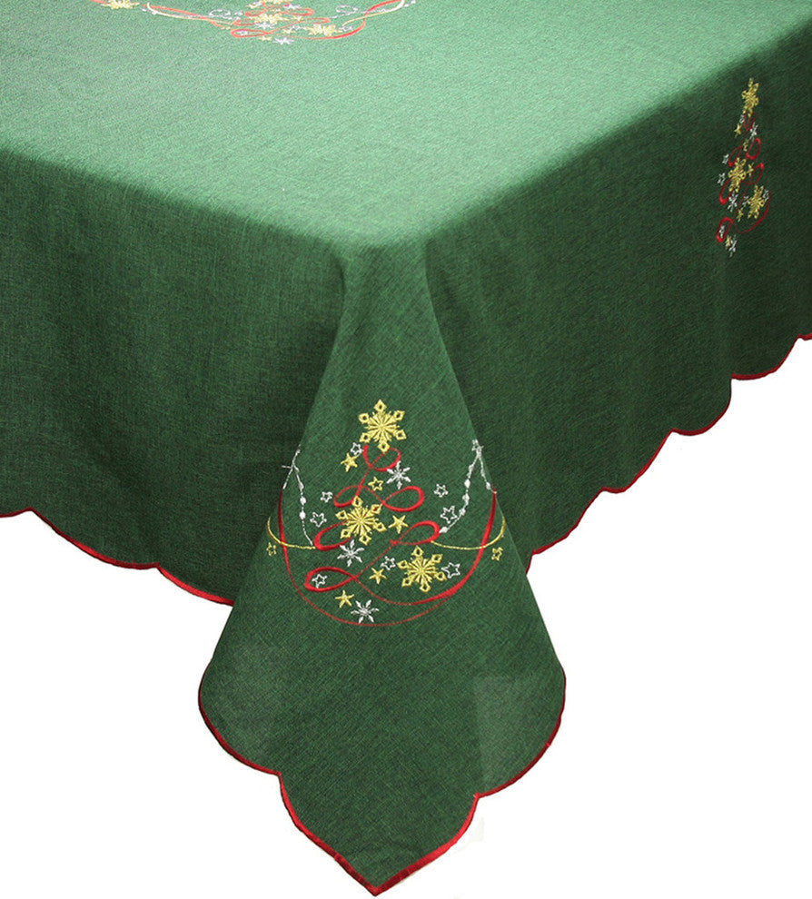 Magical Christmas Collection Christmas Tablecloth, 70"x108"