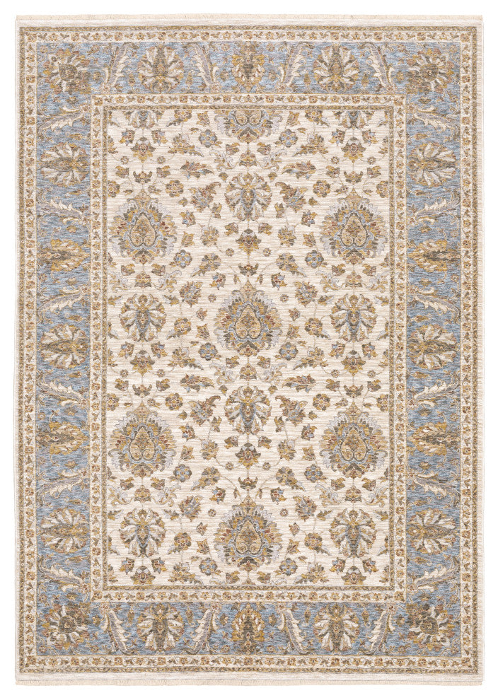 Oriental Weavers Maharaja Indoor Rug Ivory/ Blue 6'7" X 9'6"
