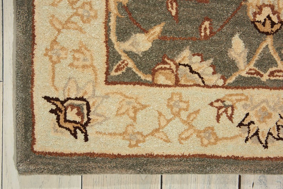 NOURISON HERITAGE HALL SLATE AREA RUG