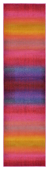 Rug Unique Loom Estrella Pink Runner 2' 7 x 10' 0