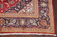 Consigned, Traditional Kashan Oriental Hand-Knotted Persian Area Rug, Red, 7x10