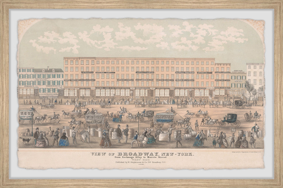 "The Broadway" Framed Painting Print, 45x30