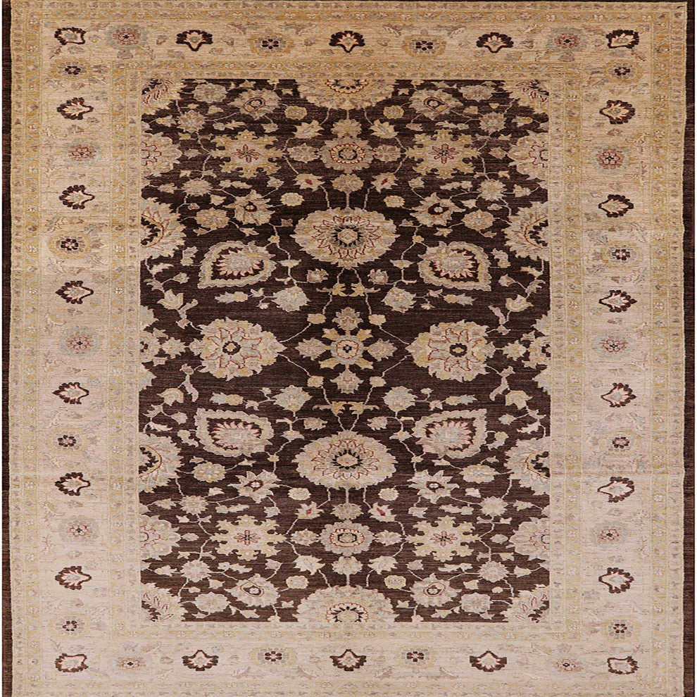 Ahgly Company Indoor Square Mid-Century Modern Area Rugs, 5' Square