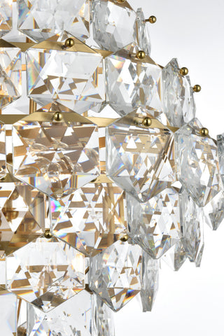 Home Living 24" Chandelier, Satin Gold