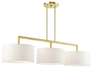 Satin Brass Timeless, Transitional, Linear Chandelier