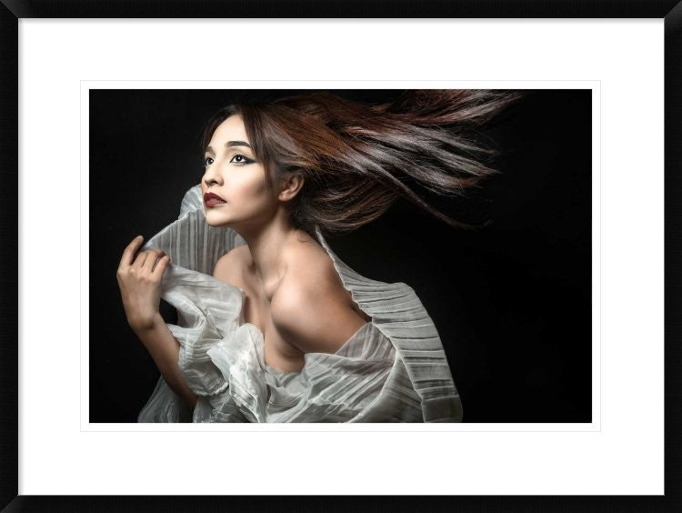 "Breezin" Framed Digital Print by Tuchi Imperial, 30x22"