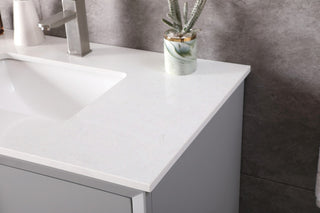 36" SIngle Bathroom Vanity, Grey