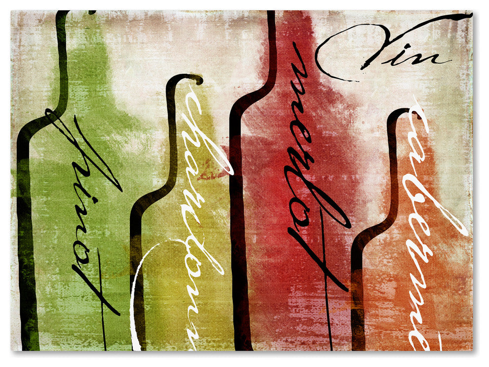 Color Bakery 'Wine Tasting I' Canvas Art, 24"x18"