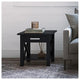 Kitchener Solid Wood End Table In Black