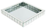 Square Beveled Mirror Tray