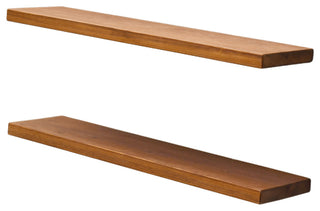 Welland Allen Rustic Pine Floating Wall Shelf, 36"x2