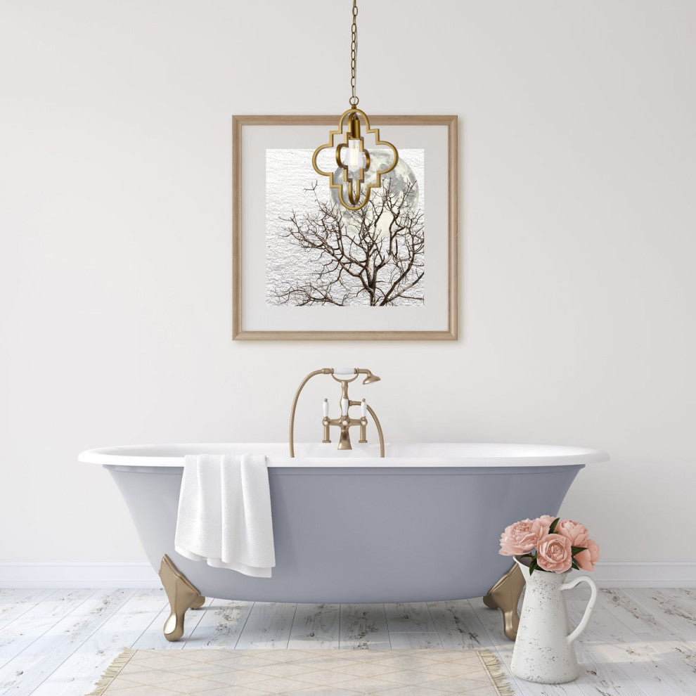 Sophie 1-Light Pendant, Brass