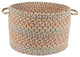 Rhody Rug Cypress Earth Beige 18"X12" Basket