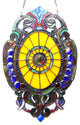 Webster Tiffany-Glass Victorian Window Panel