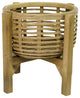 12.8" X 12.8" X 11.5" Natural Wood 8 Bamboo 1 Wood Plant Stand