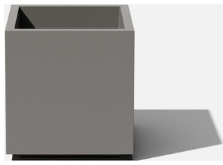 Veradek Block Series Cube Planter, Grey, Medium