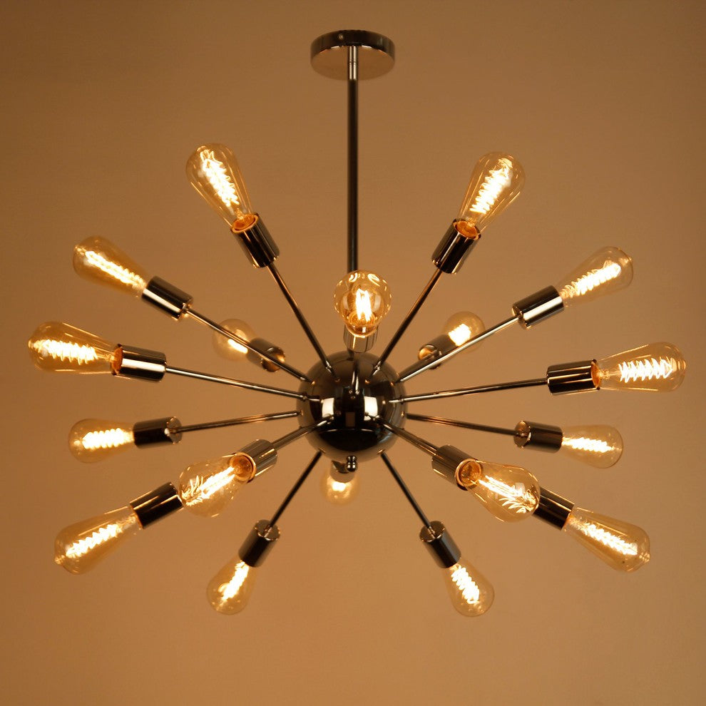 Sputnik 18-Light Chandelier, Chrome