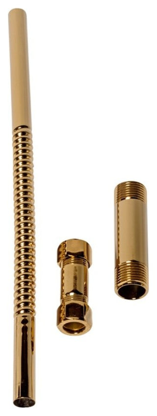 High Tank Toilet Parts Solid Brass Polished with Brass PVD Finish Toilet Parts