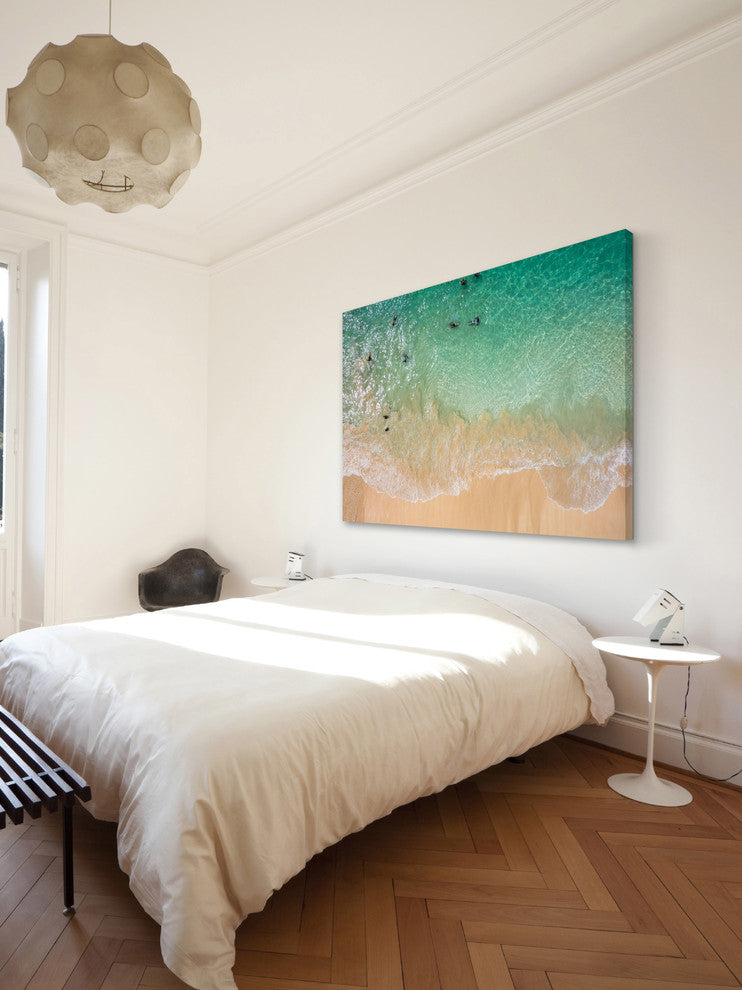 "Splash Near Shore" Painting Print on Canvas
