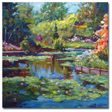 'Serenity Pond' Canvas Art by David Lloyd Glover
