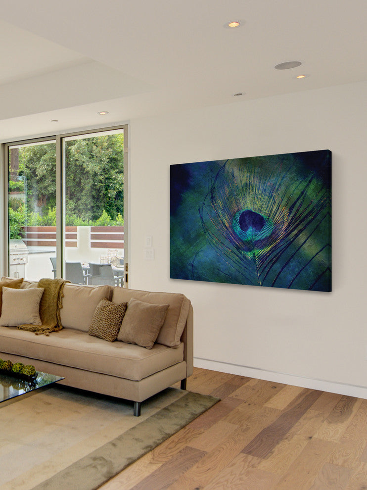 "Plume Robin Dickinson" Painting Print on Wrapped Canvas