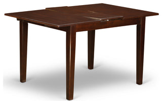 7 Pc Kitchen Tables Set - Table With Leaf And 6 Dining Chairs