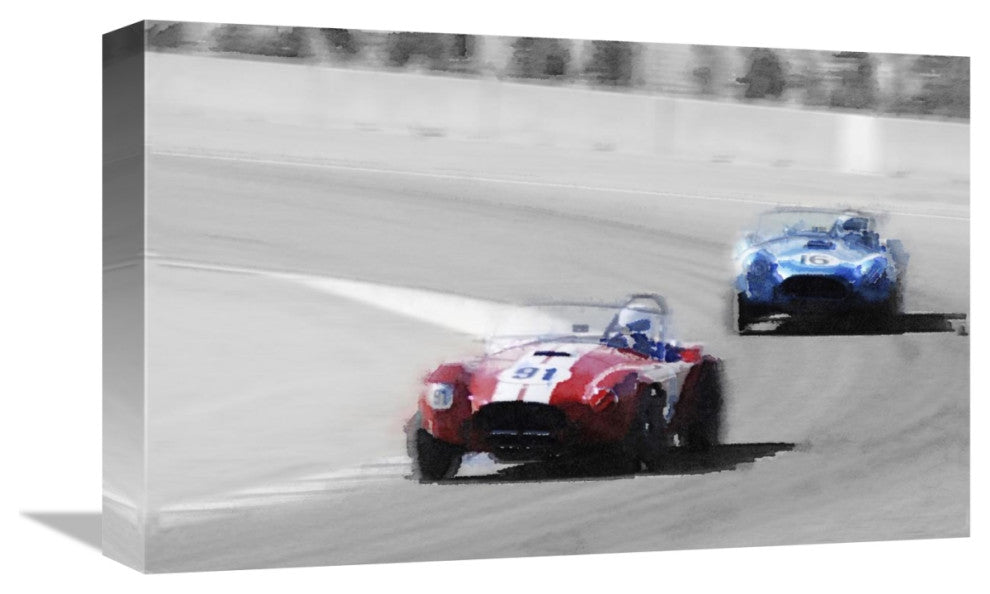 "AC Cobra Racing Monterey Watercolor" Fine Art Print