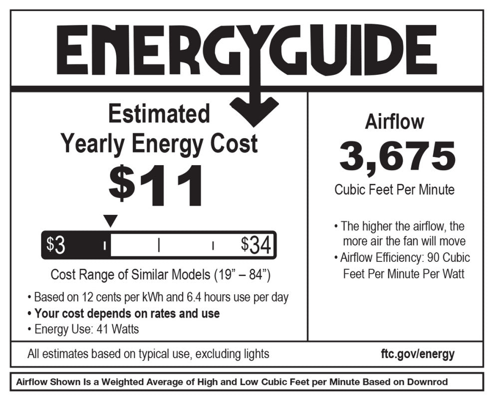 Hinkley Croft 52" Integrated LED Indoor Ceiling Fan, Matte Black
