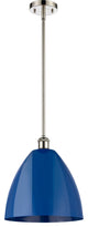 Innovations 516-1S-PN-MBD-12-BL-LED 1-Light Pendant, Polished Nickel