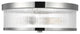 Geneva Flush Mount, Polished Nickel