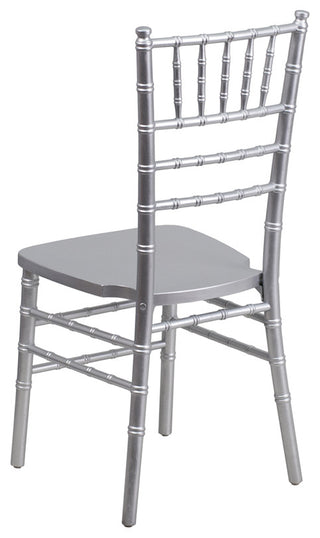 HERCULES Series Silver Wood Chiavari Chair