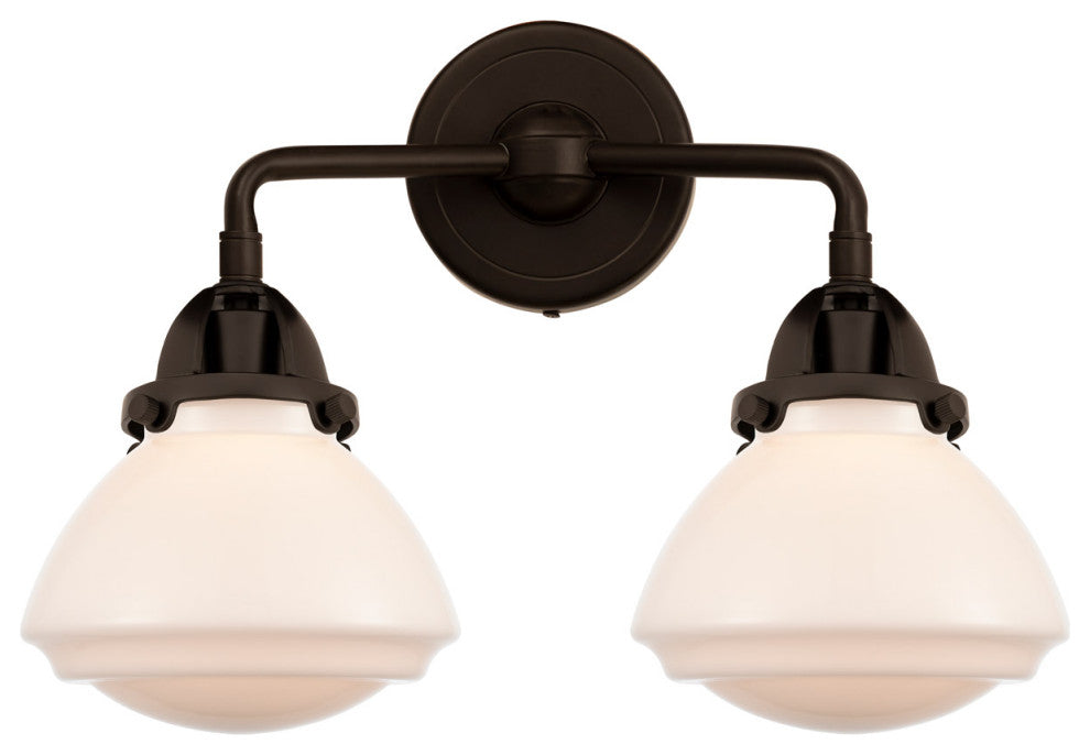 Innovations 288-2W-OB-G321-LED 2-Light Bath Vanity Light, Oil Rubbed Bronze