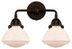 Innovations 288-2W-OB-G321-LED 2-Light Bath Vanity Light, Oil Rubbed Bronze