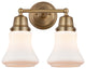 Innovations 623-2W-BB-G191 2 Light Bath Vanity Light, Brushed Brass