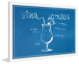 "Pina C Patented" Framed Painting Print, 45"x30"