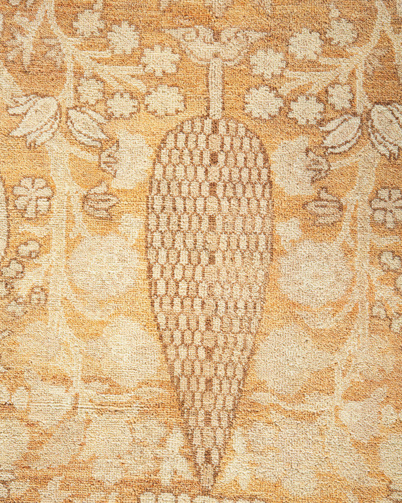 Mogul, One-of-a-Kind Hand-Knotted Area Rug Brown, 9' 4 x 11' 10