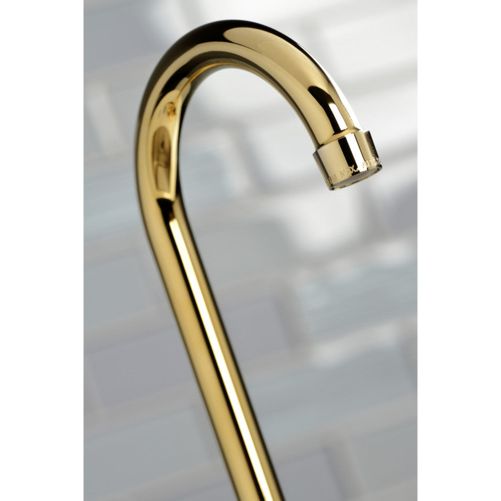 Kingston Brass KB8492DPL Paris Bar Faucet, Polished Brass