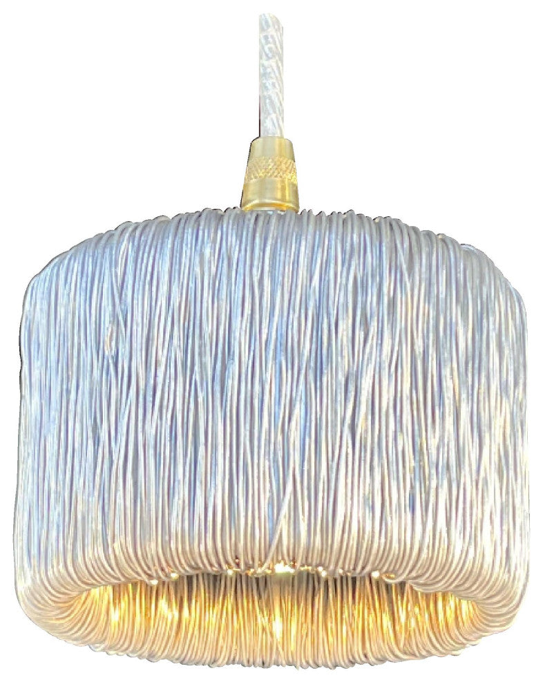 Tesla Wire Coil Shade Mini Pendant 1