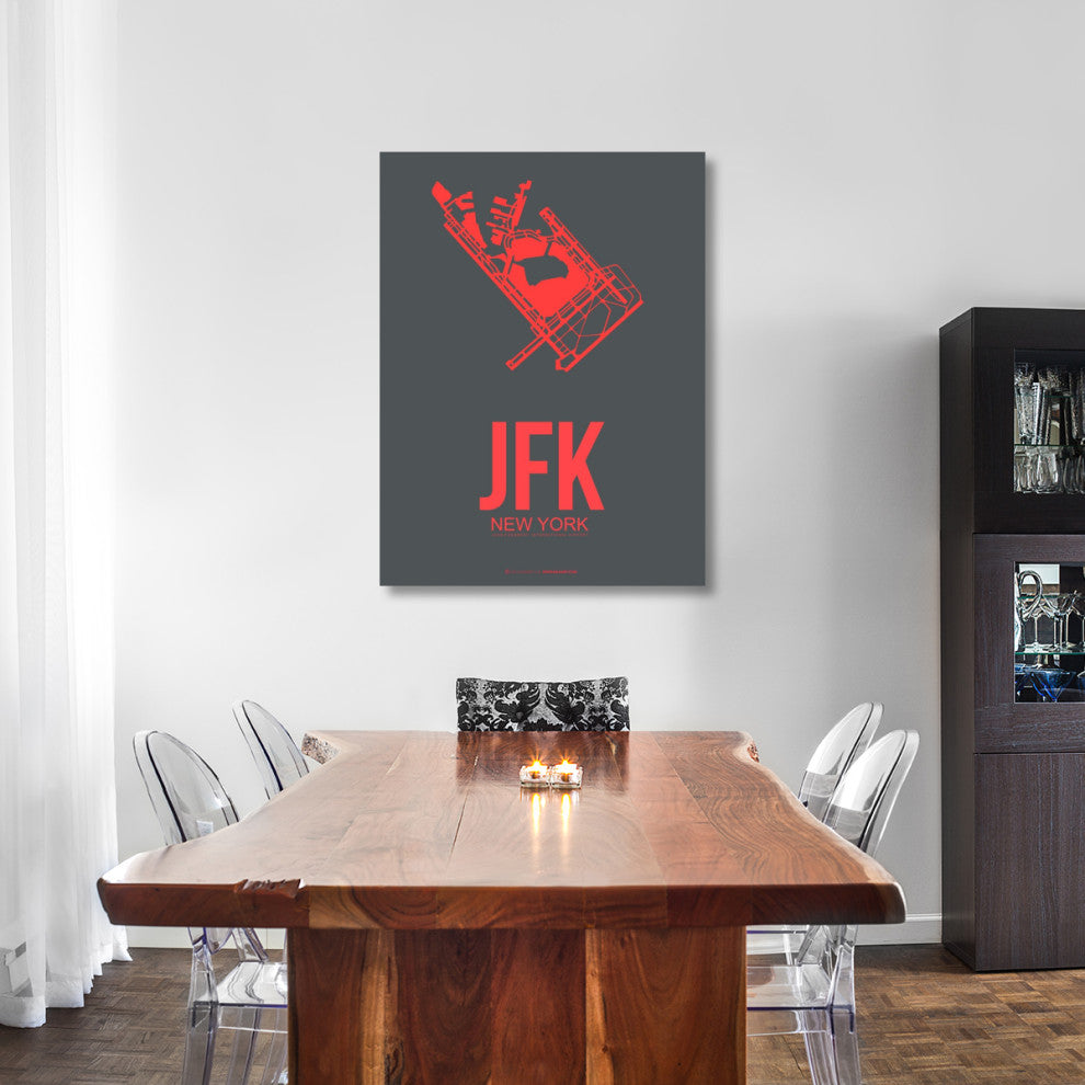 "JFK New York Poster 2" Fine Art Print